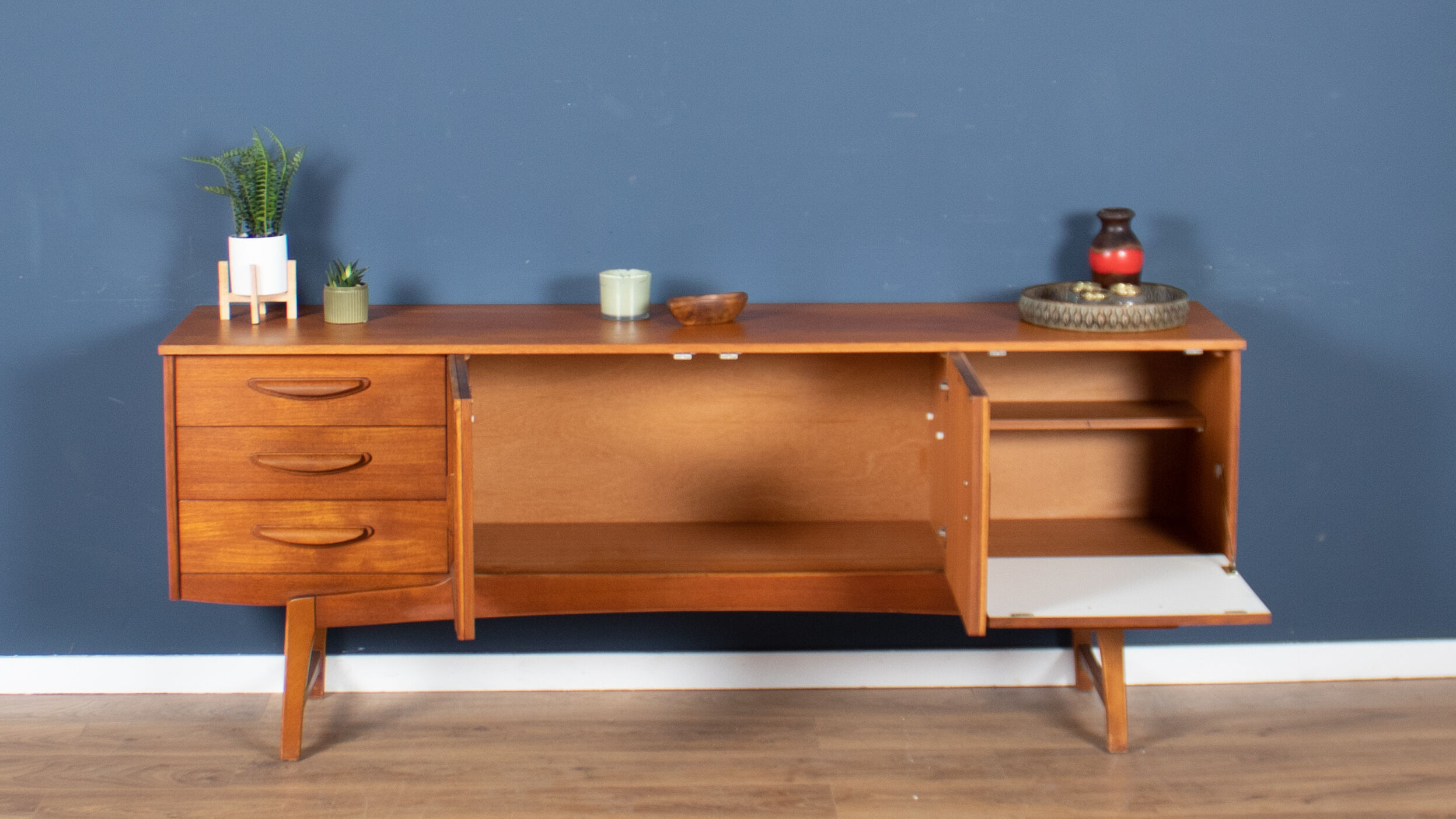 Retro teak 1960s stonehill mid century sideboard