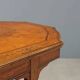 Antique octagonal coffee table made of lemon wood, 20th century.