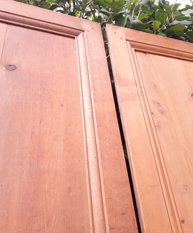 Pair of doors 248x129cm old