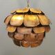 Artichoke lamp, designed by,  Svend Aage Holm Sørensen, with layered flame cut copper slats