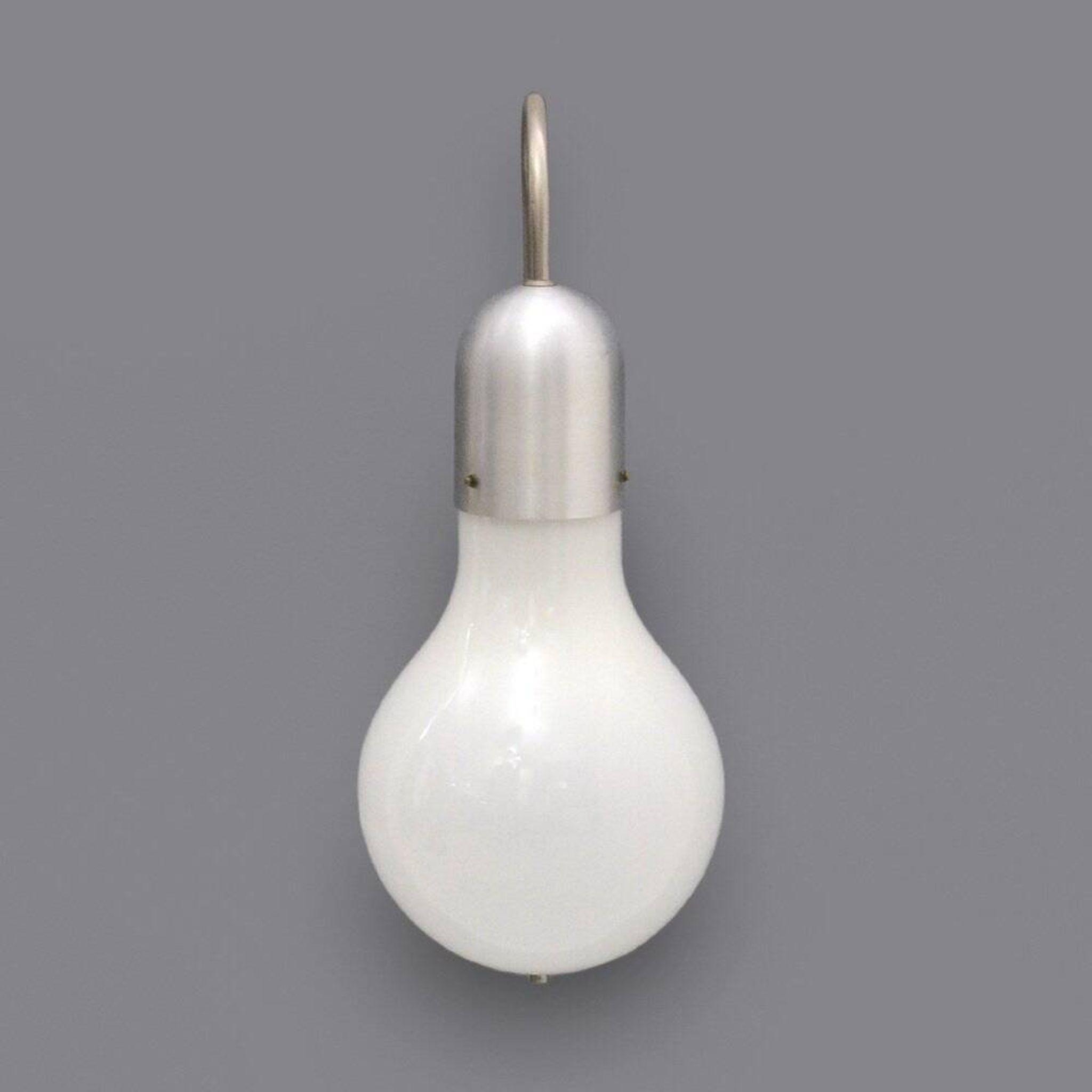 Wall lamp with glass diffuser by Stilux Milano, 1960s.