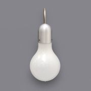 Wall lamp with glass diffuser by Stilux Milano, 1960s.