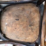 Baumann curved wood bistro chairs