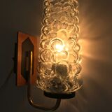 Bully glass sconce