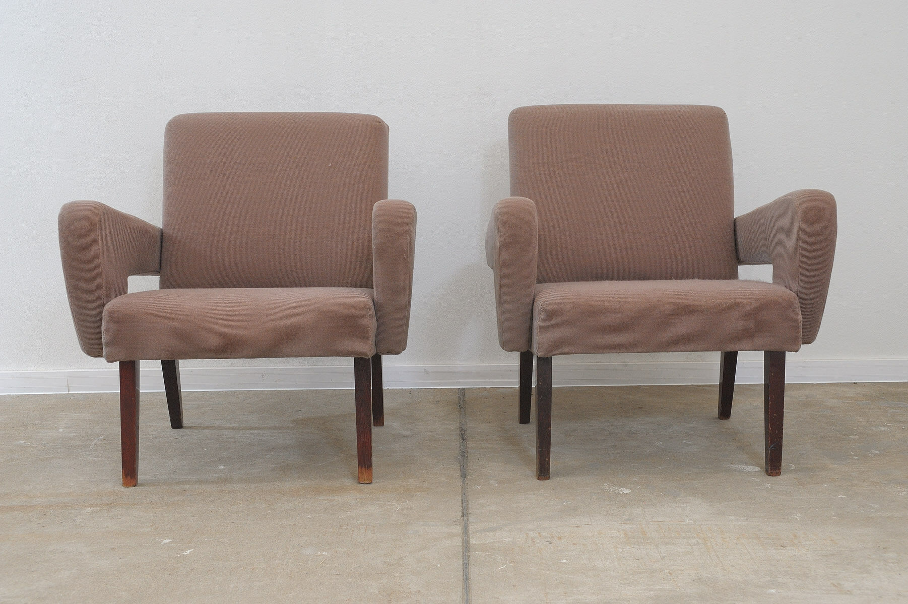 Paire de fauteuils Midcentury Jitona, années 1970, Tchécoslovaquie