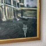 Oil painting on canvas Fourvière basilica