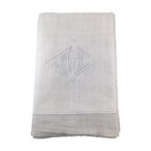 JP embroidered sheet highlighted wide bumblebee dot triangles