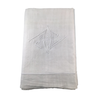 JP embroidered sheet highlighted wide bumblebee dot triangles