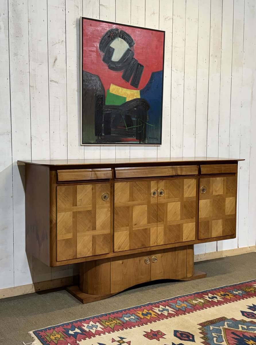 Art Deco enfilade signed Jorj Rual (1901-1986) dated 1935