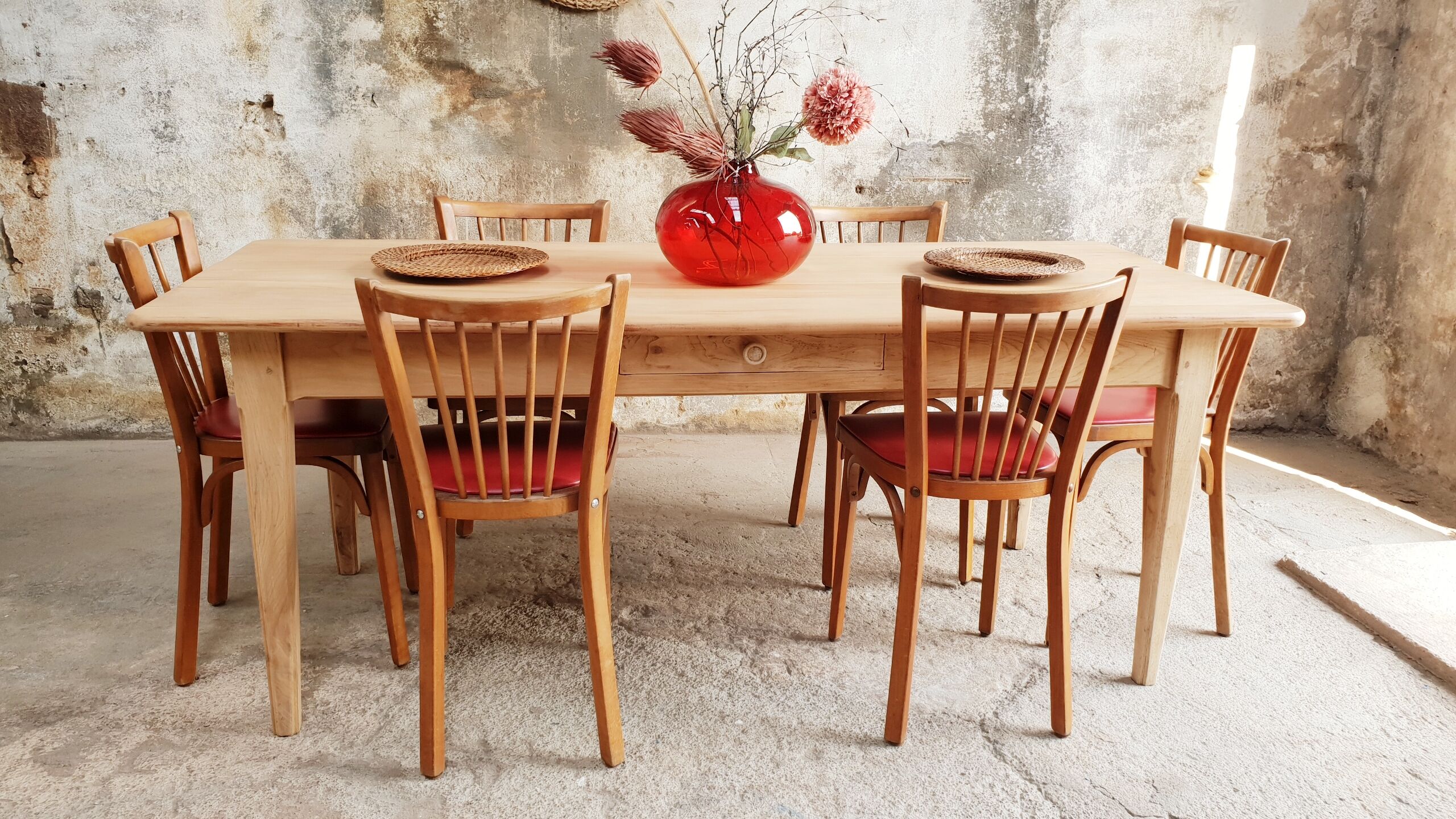 Vintage farmhouse table