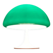 Mid-century green Italian table lamp Toledo by Luigi Massoni for Guzzini, 1960s.