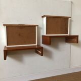 Pair of wall bedside tables