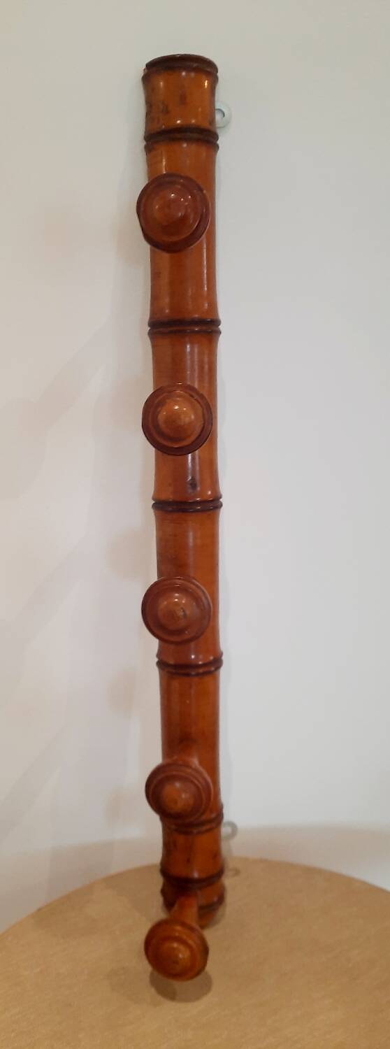 Vintage wooden coat hook