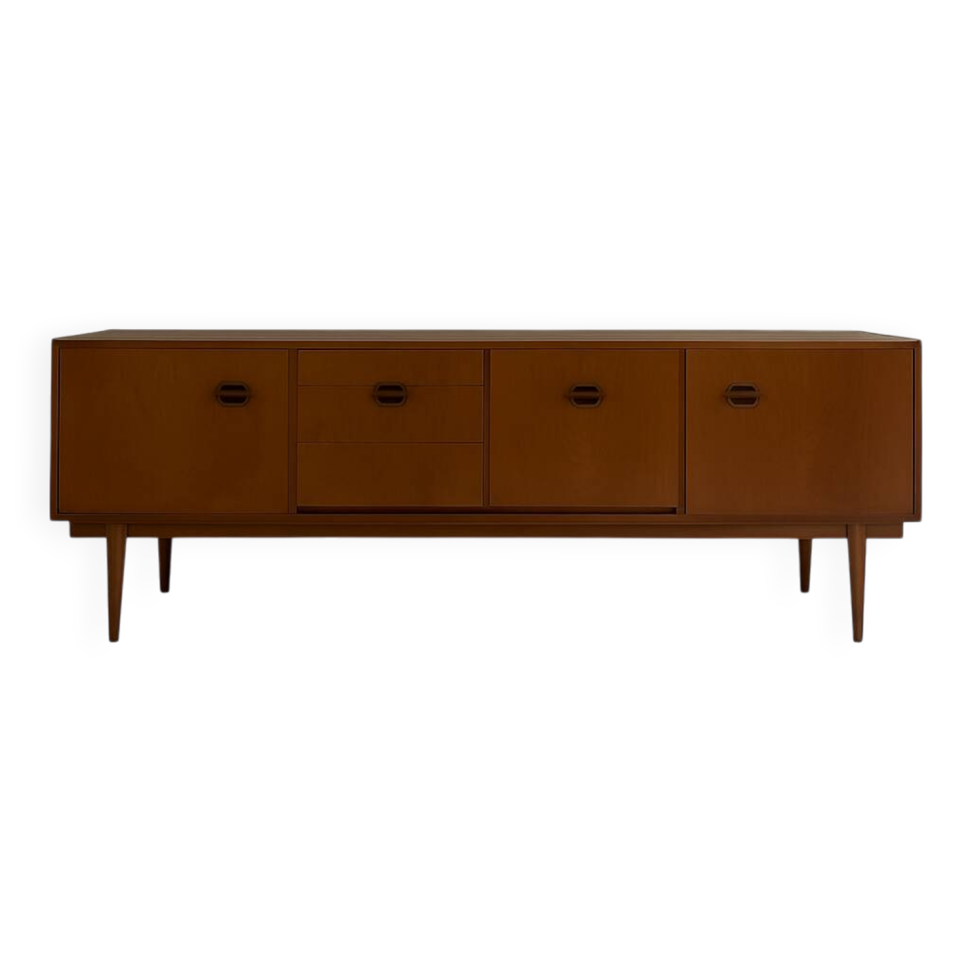 Large vintage designer teak sideboard by Nathan