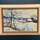 Original Swedish Oil On Canvas – “Dalslandsvinter” By Tage Gavik – Signed – Vintage & Framed – 50 × 37 Cm (19.7" × 14.6")