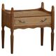 Henning Kjærnulf, oak bedside table, modern Danish, "Razorblade", 1960s