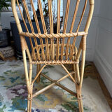 Rattan and bamboo chair from the 50s/60s.