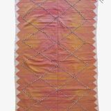Pink Peach Kilim Rug - 300 x 192 cm