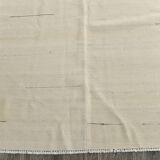 8x10 Cream & Beige Handmade Wool Vintage Rug, 248x301Cm