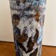 Large ceramic roller vase or umbrella stand