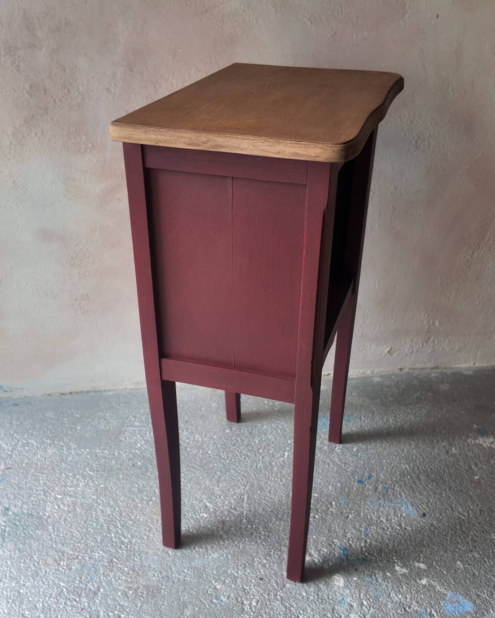 Renovated antique bedside table