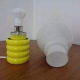 Yellow Opaline Glass Bulb Lamp by Ingo Maurer for M Design, 1960s