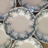 « Byzantin » - 6 assiettes creuses terre de fer St-Amand & Hamage