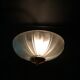 Pair of glass half moon wall lamps by Cocolum