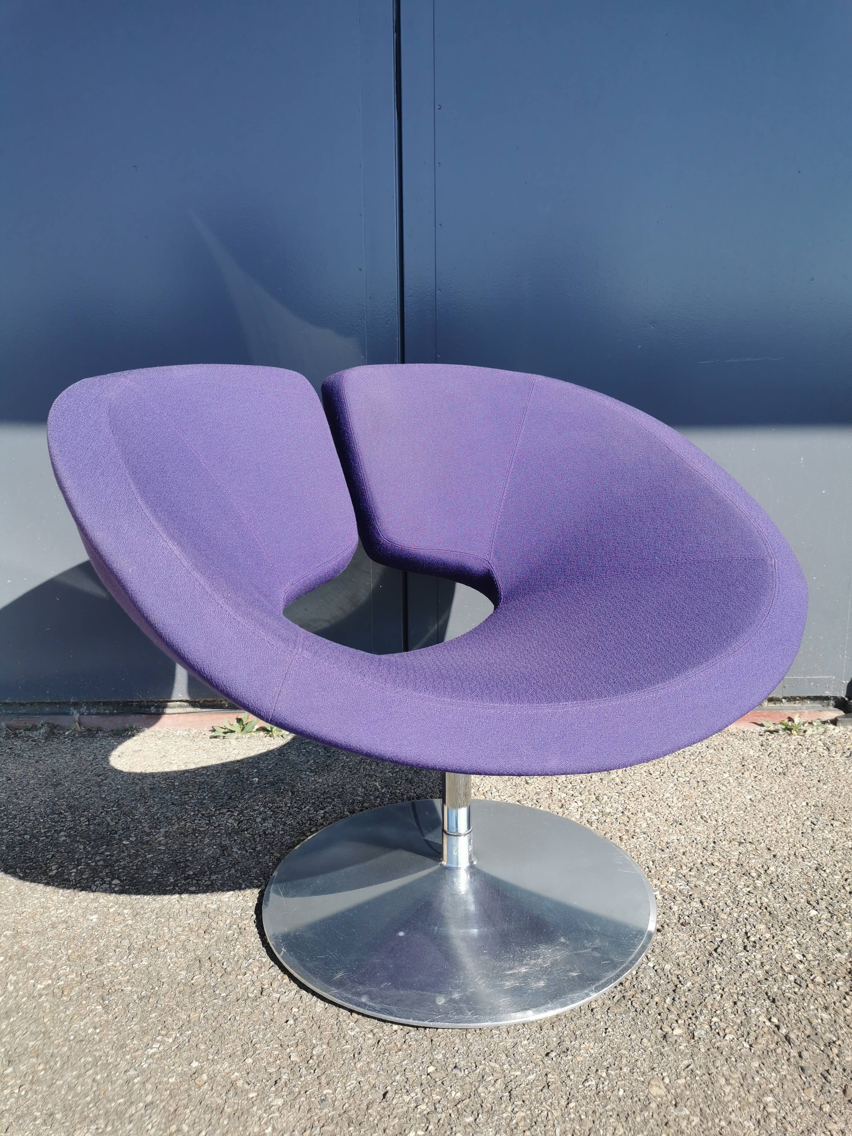 Swivel "Apollo" armchair by Patrick Norguet for ARTIFORT