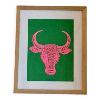 Colour paper artwork the beast