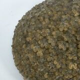 Seguso, XLarge Mid-century Gold Murano glass flowers ceiling lamp. Italy 19