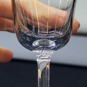 7 verres à porto ou vin blanc en cristal Baccarat ou Saint louis