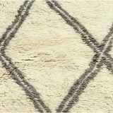 Benni ouarain 100% woollen carpet: 190x377cm