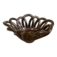 Iridescent black braided ceramic ring pocket tray