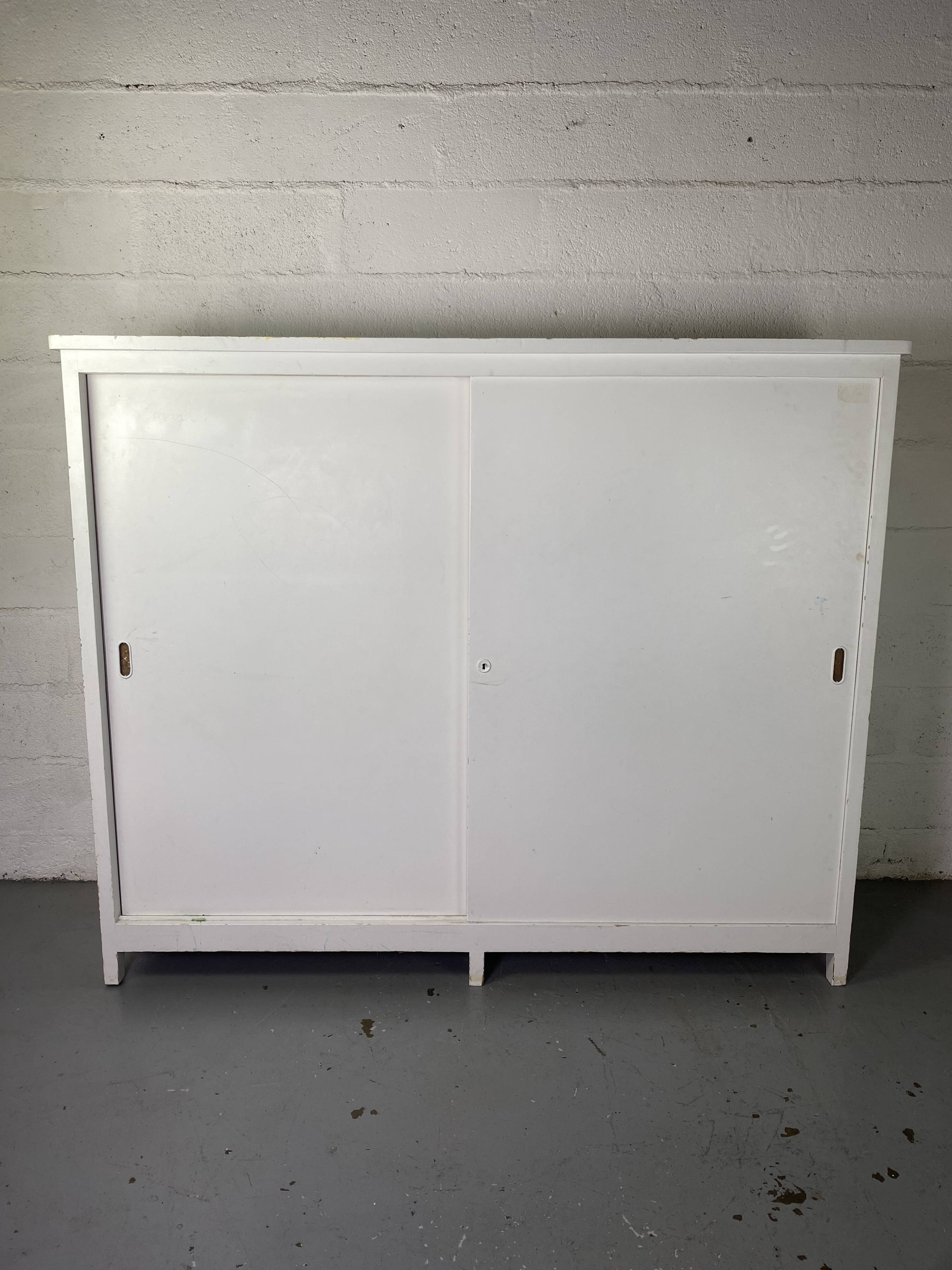 White school cabinet