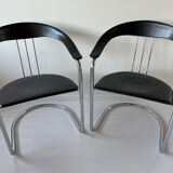 Duo of armchairs 70s-80s