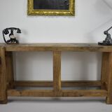 Former oak carpenter's workbench
