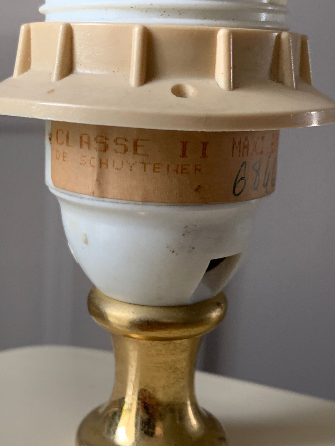 Paire de lampes vintage