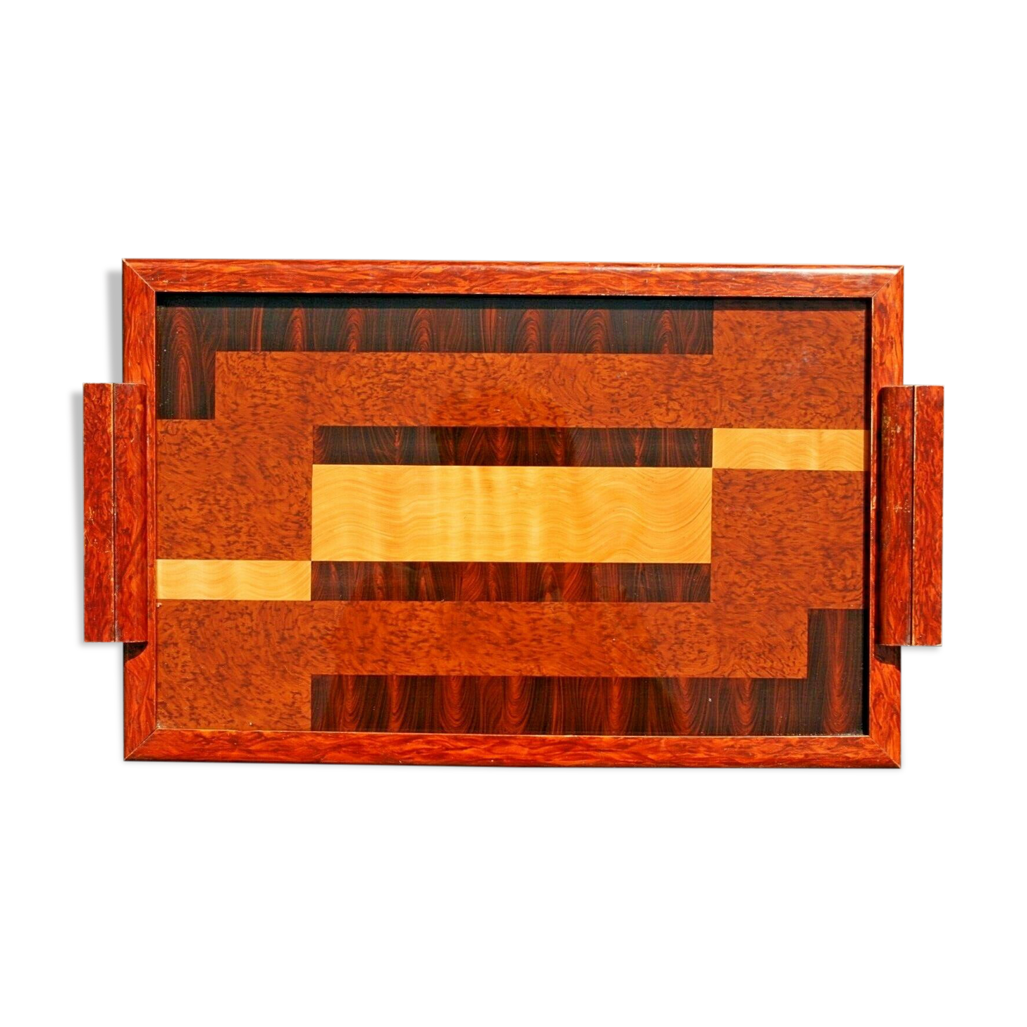 Wooden top art deco period 52x31 cm