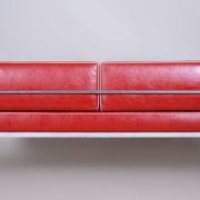 Bauhaus Sofa in Beech & Leather attributed to Thonet, 1930s
