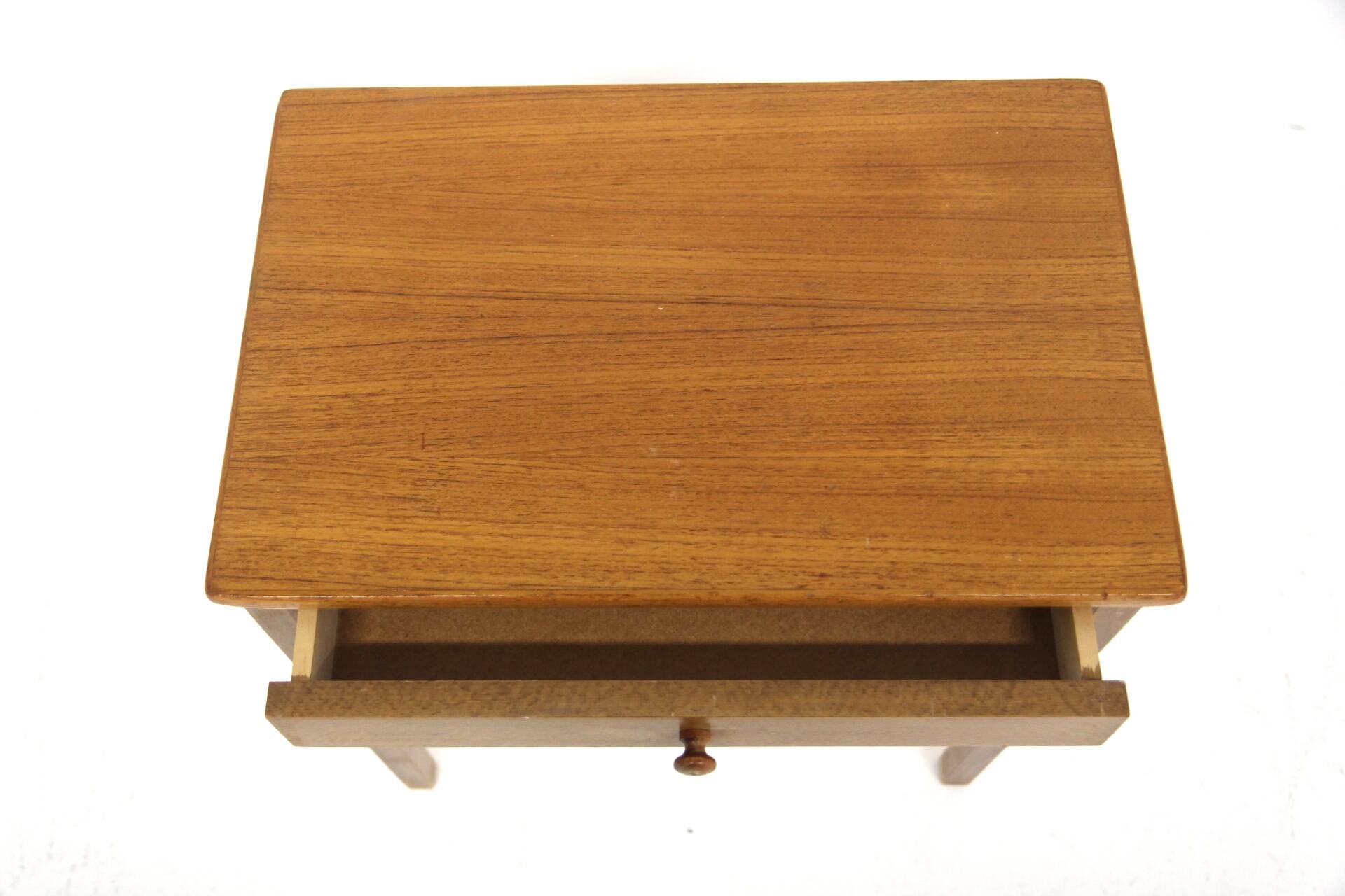 Table de chevet scandinave en teck, Suède, 1960