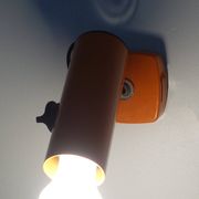 Spot applique Targetti  orange années 60/70