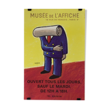 Poster Museum poster, illustration Raymond SAVIGNAC.