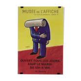 Poster Museum poster, illustration Raymond SAVIGNAC.