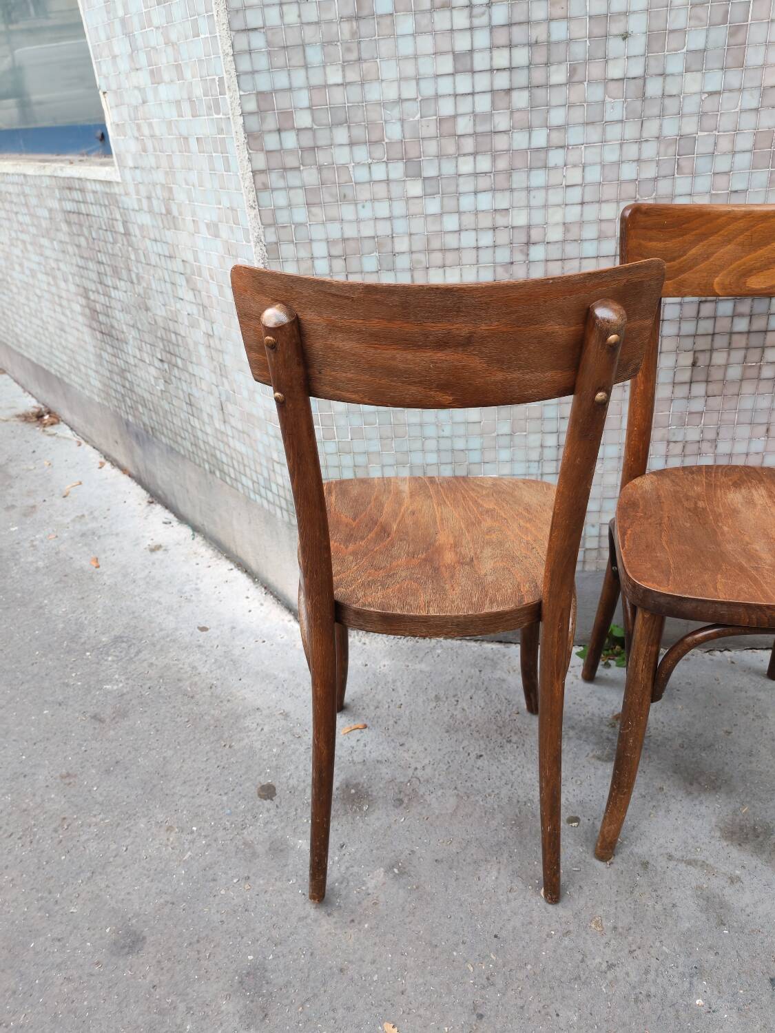 Paire de chaises bistrot 