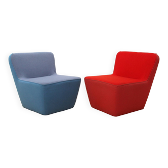 Pair of Tea low chairs, Sancal