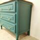 Vintage cherry wood commode refurbished