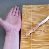 Cheese platter and its knife 1960