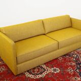 Yellow sofa, Scandinavian design, 00s