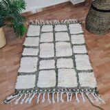 Handmade wool Berber rug 150 x 100 CM